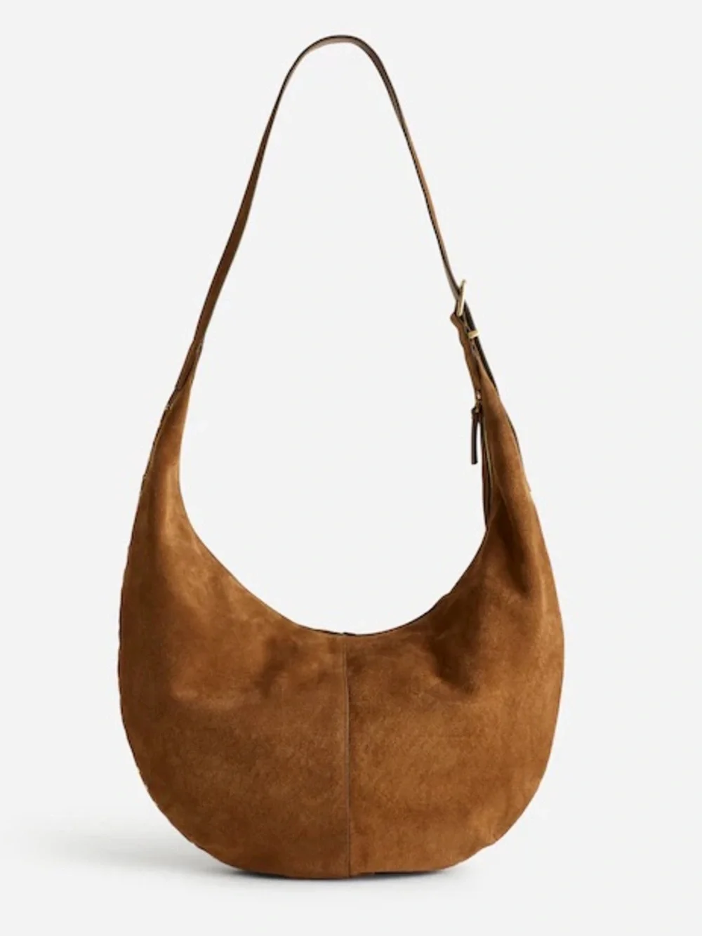 NWT Madewell The Essential Curve Shoulder Bag Studded Aged Cognac NEW WITH TAGS